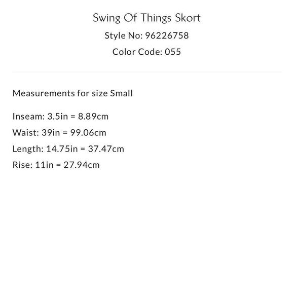 Free People FP Movement Swing of Things  Skort in Black - Picture 5 of 6
